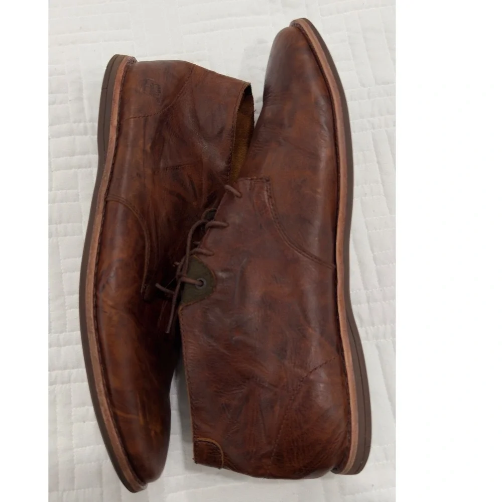 Timberland Wodehouse Lost History Brown Leather‎ Chukka Boots Mens 12 A152E